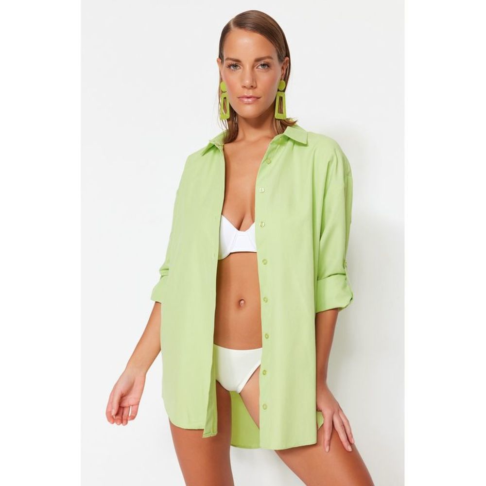 NWT Trendyol Relaxed fit Shirt collar Woven Shirt